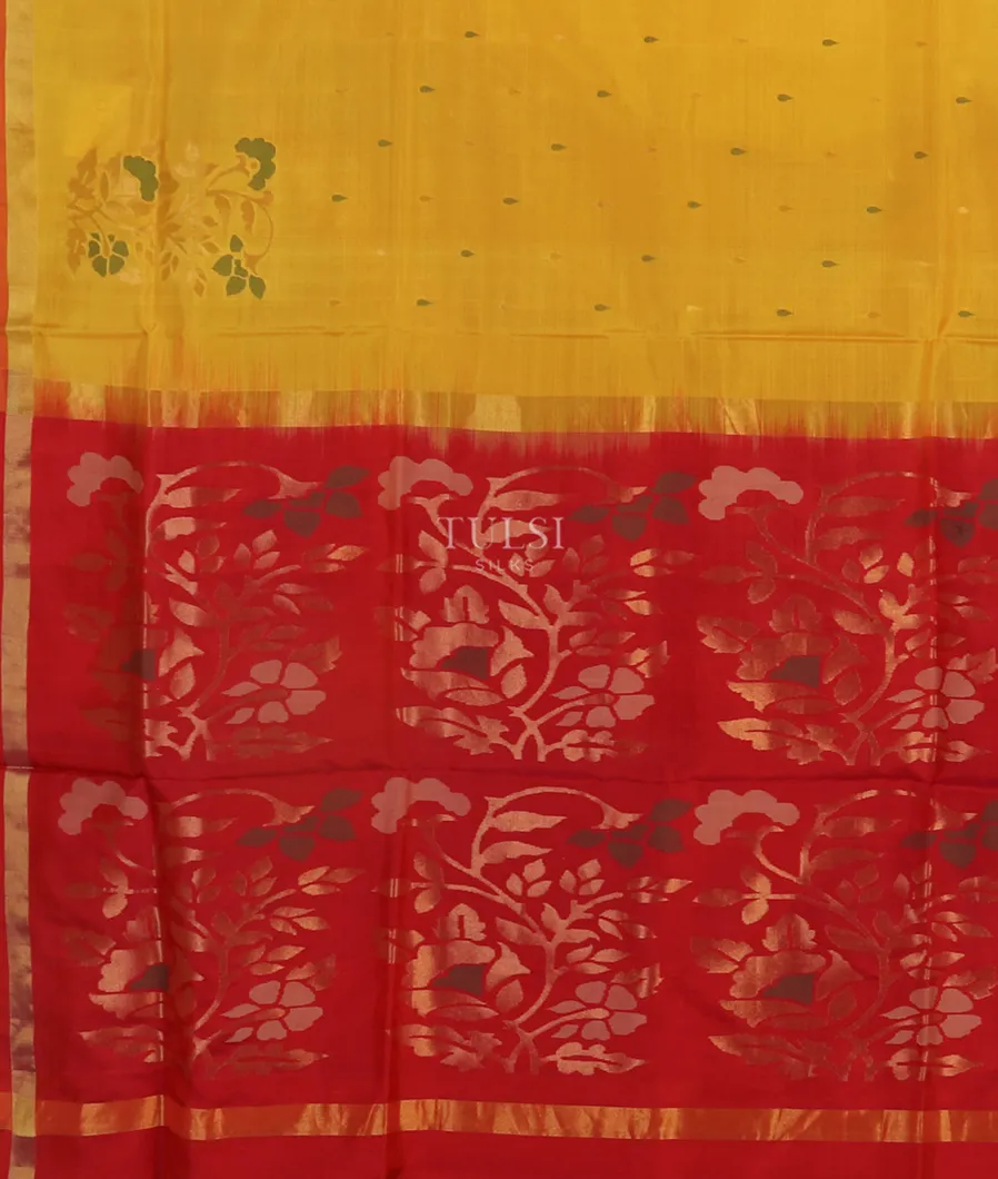 Yellow Uppada Silk Saree T3828994