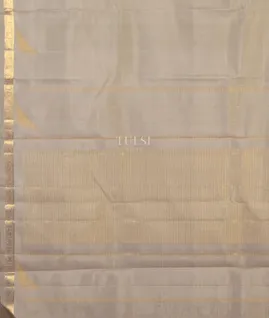 Light Beige  Handwoven Kanjivaram Silk Saree T5018704