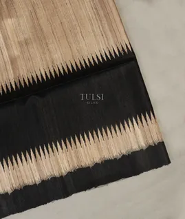 Beige Tussar Printed Saree T4550641