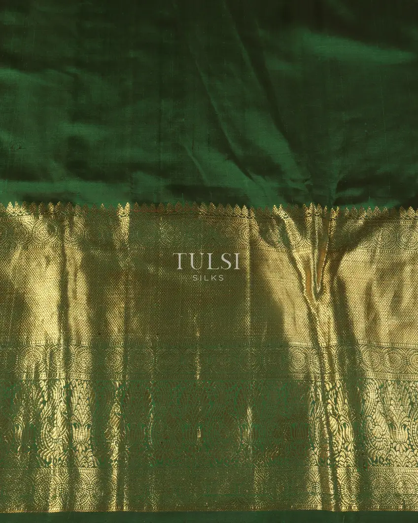 Green Bandhani Kanjivaram Pavadai T2478163