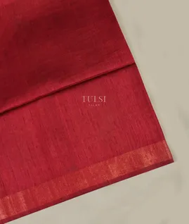 Maroon  Tussar Printed Saree T4884991