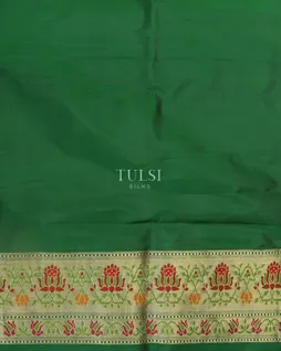 Green Banaras Silk Saree T4543893