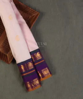 Light Pink  Gadwal Silk Saree T5050671