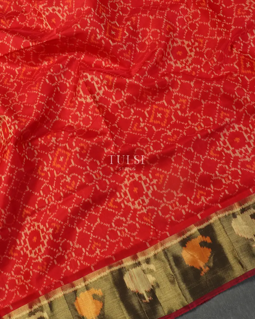 Red Patola Silk Saree T5055955