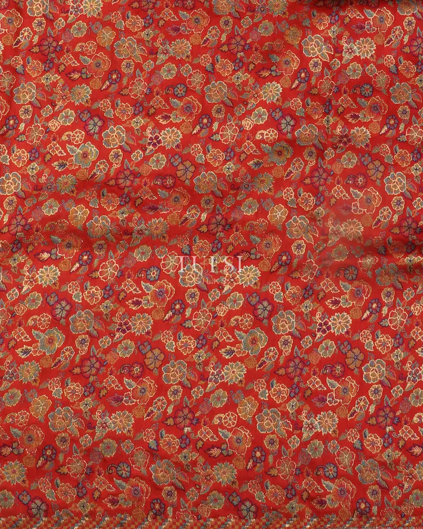 Purple Kashmir Kani Silk Saree T5063283