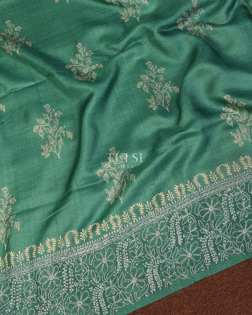 teal-green-tussar-embroidery-saree-t471531-t471531-d