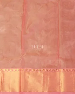 Pink Chanderi Silk Saree T4879363