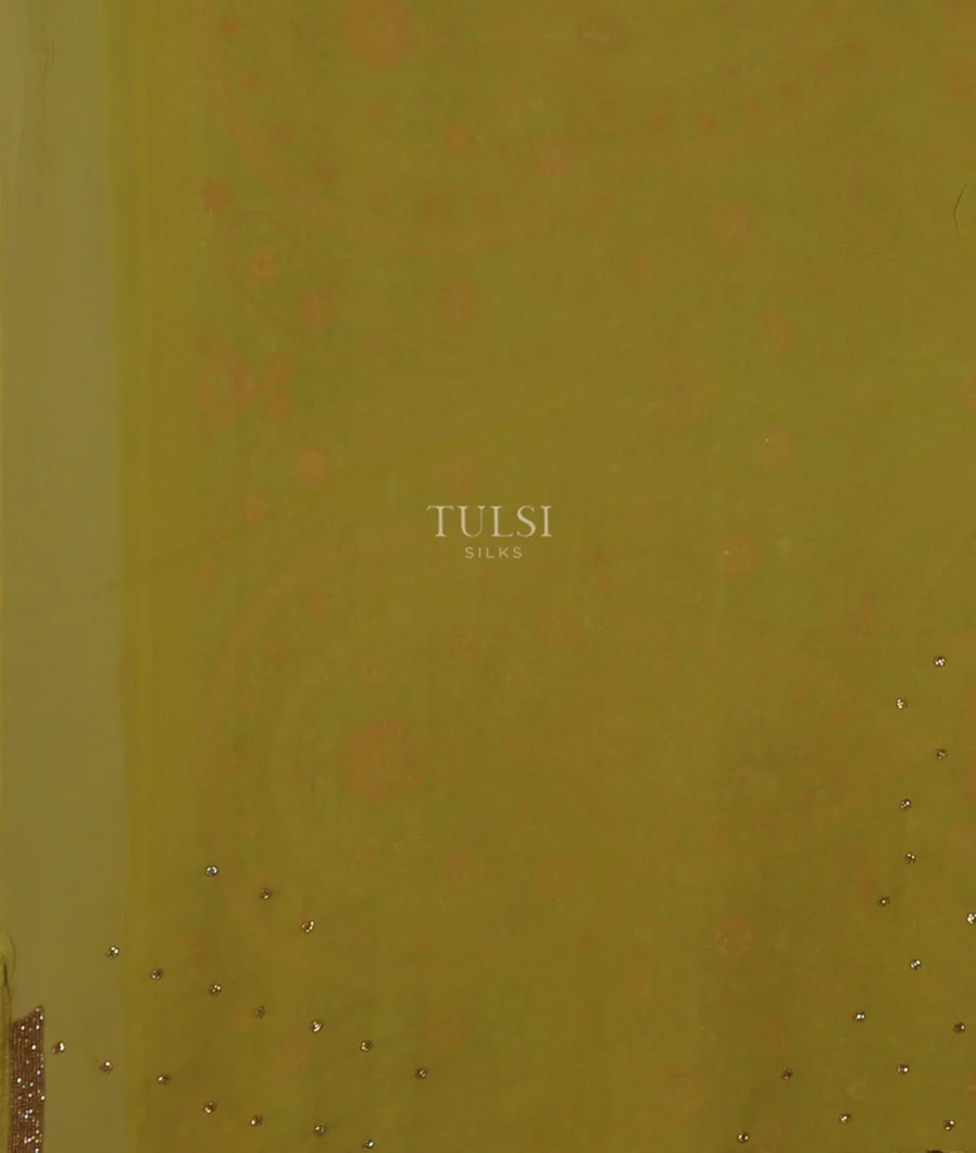 Green Georgette Silk Embroidery Saree T4712033