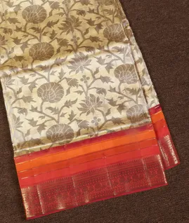 Gold Tissue Kanjivaram Silk Saree Y120961