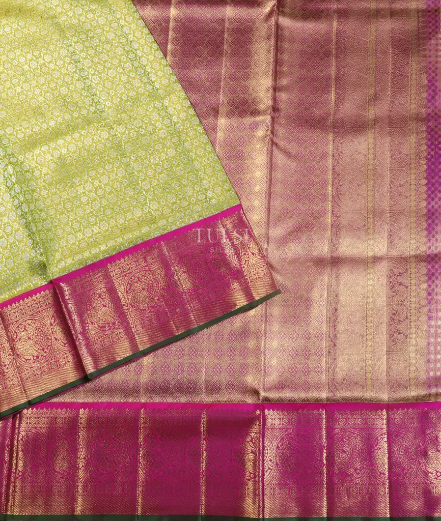Green Tissue Kanjivaram Silk Saree T4826122