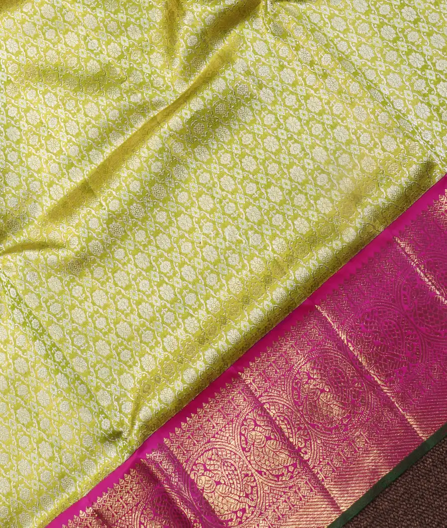 Green Tissue Kanjivaram Silk Saree T4826124