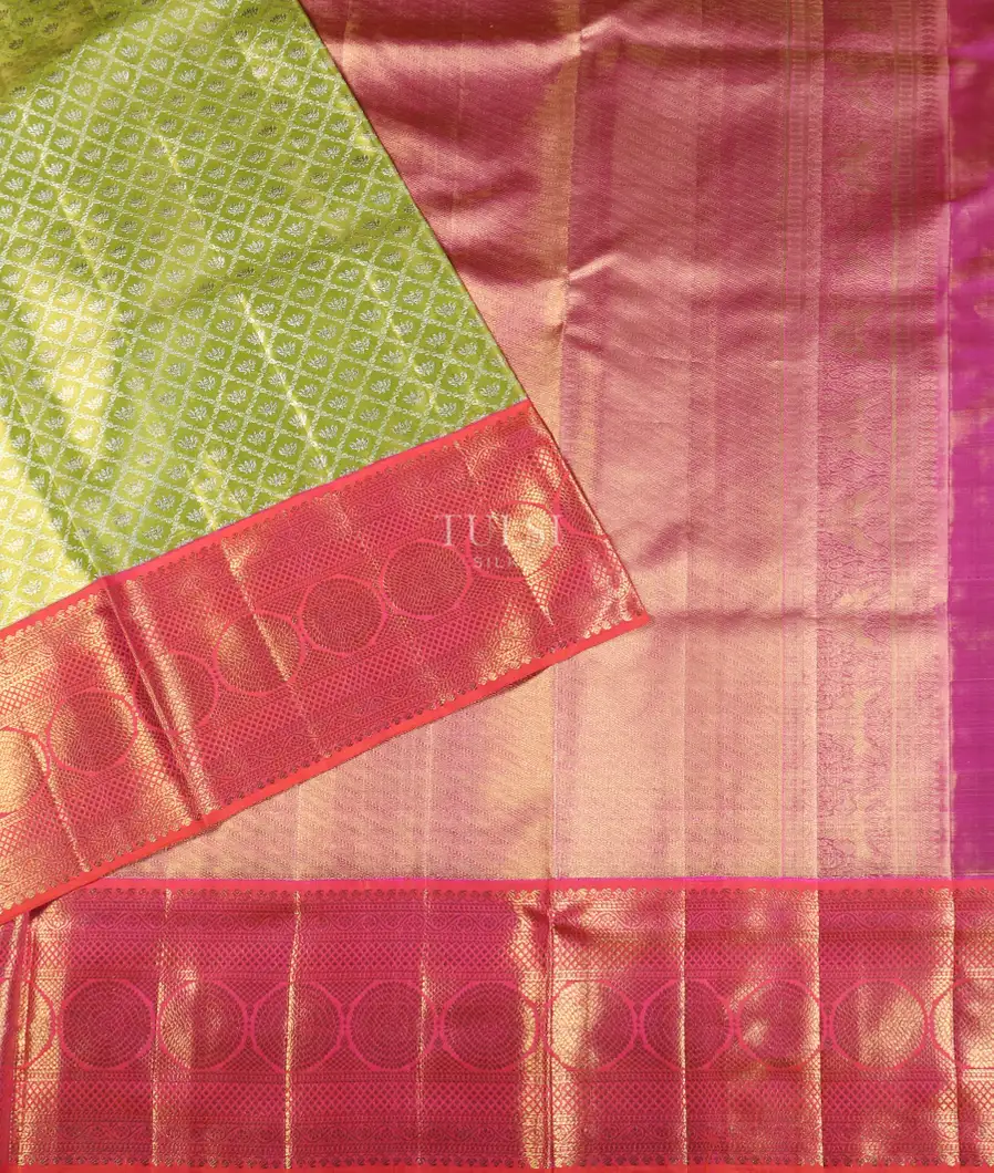 Green Tissue Kanjivaram Silk Saree T4726712