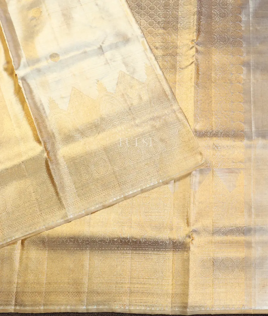 Gold Tissue Kanjivaram Silk Saree T4826182