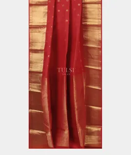 Red Soft Silk Saree T4499372