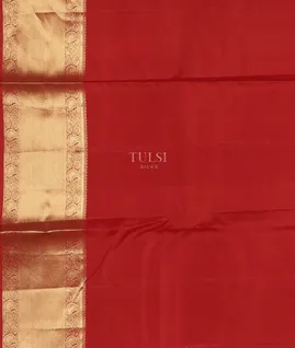 Red Soft Silk Saree T4499373