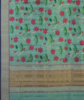 Blue Art Silk Saree T4682674