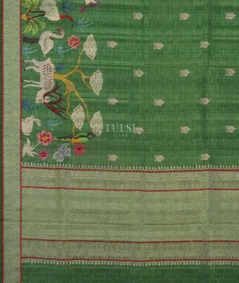 Green Art Silk Saree T4682854
