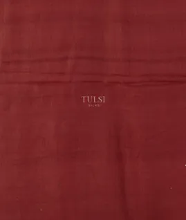 Red Tussar Cutwork Saree T5050223