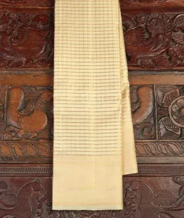 Off - White Kanjivaram Silk Saree T5087481