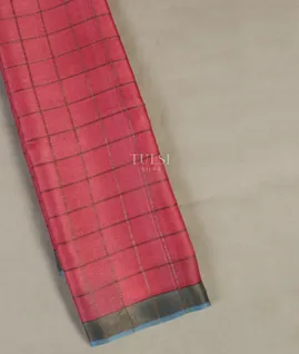 Pink Woven Tussar Saree T5102461