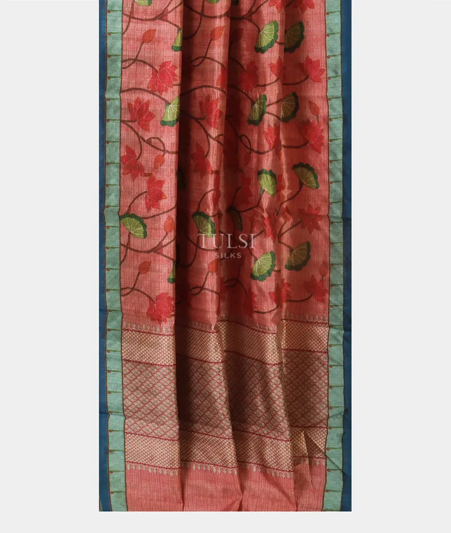 Pink Art Silk Saree T4295472