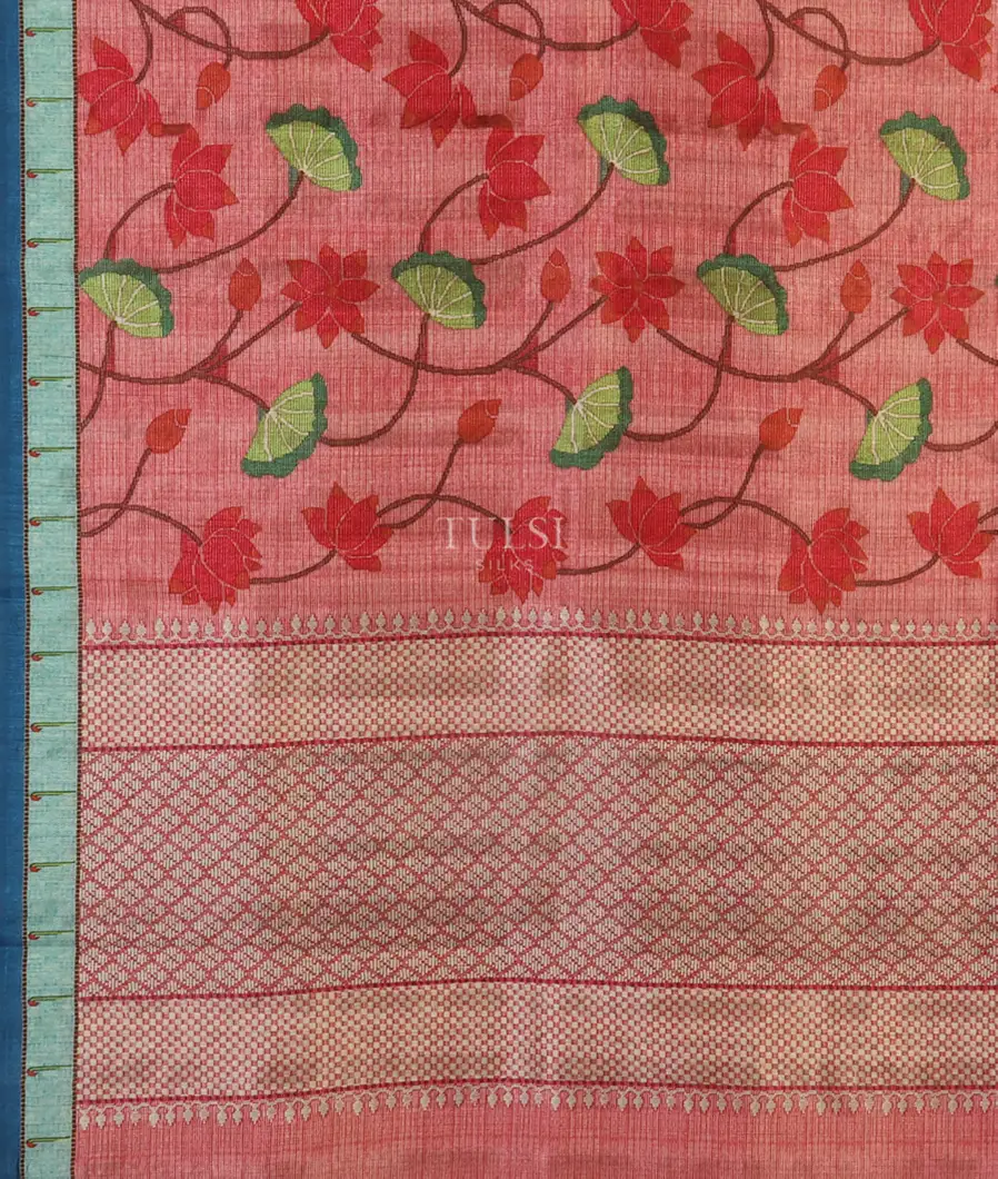 Pink Art Silk Saree T4295474