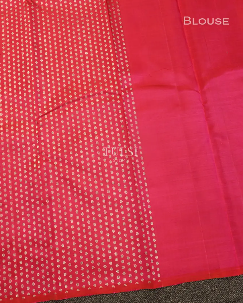 Magenta Kanjivaram Silk Saree T5003423