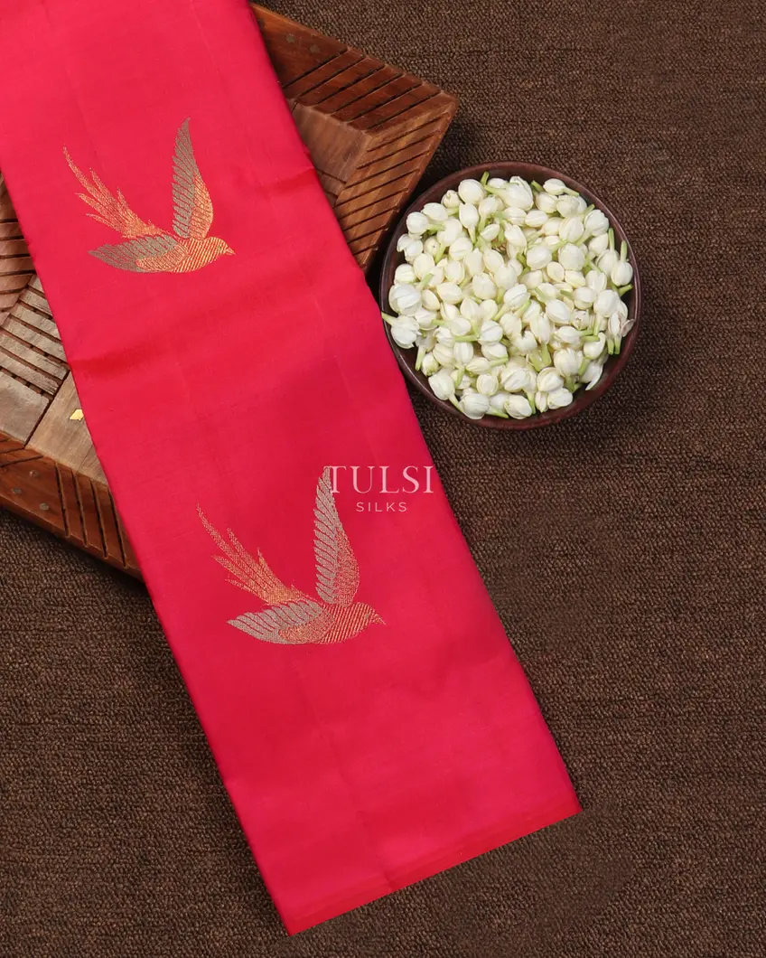 Magenta Kanjivaram Silk Saree T500342-image