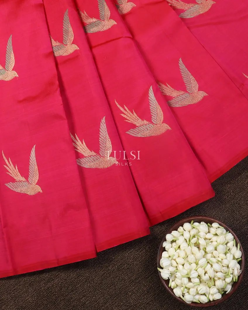 Magenta Kanjivaram Silk Saree T5003422