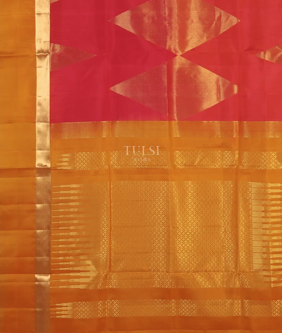 Pink And Pinkish Orange Soft Silk Saree T5015674