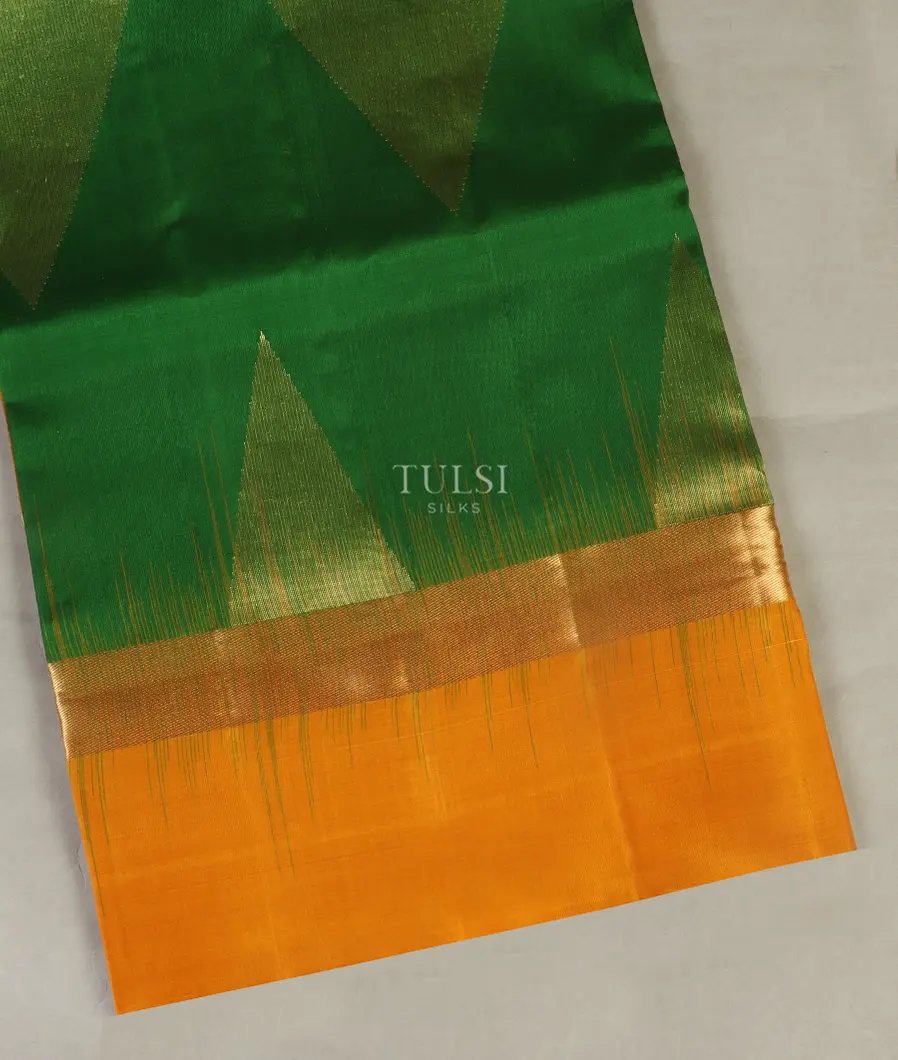 Green Soft Silk Saree T511703-image