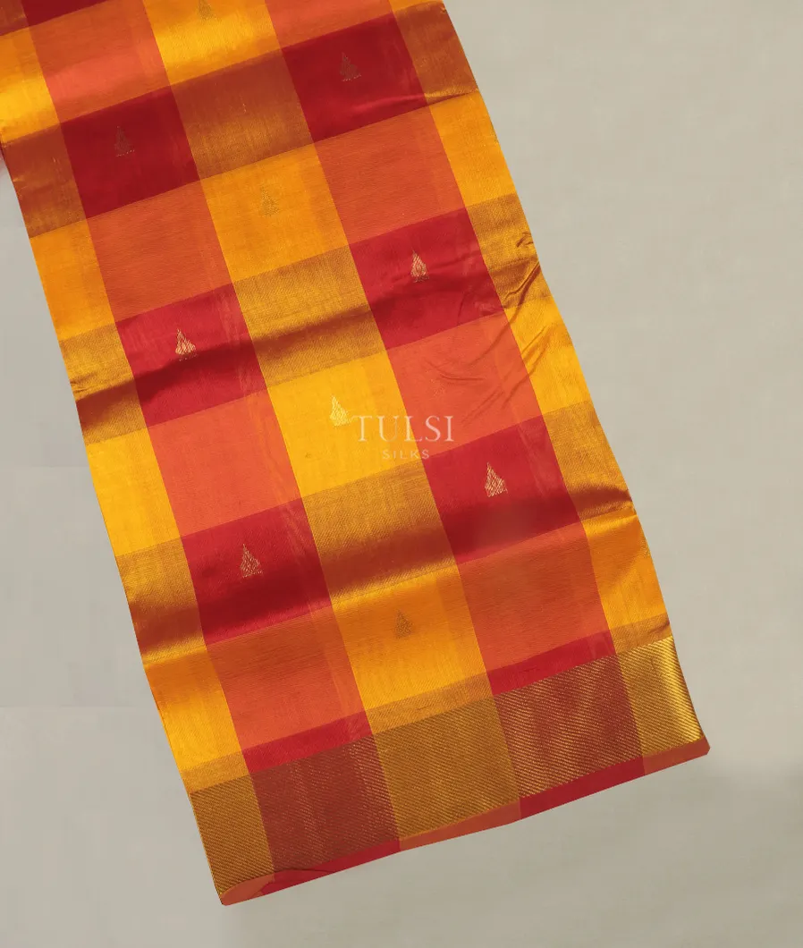Multicolour Silk Cotton Saree T507895-image