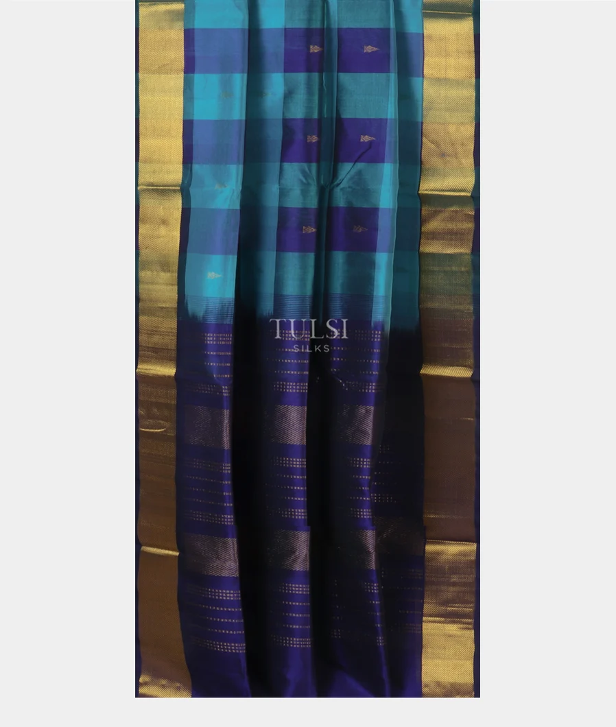 Multicolour Silk Cotton Saree T5078862