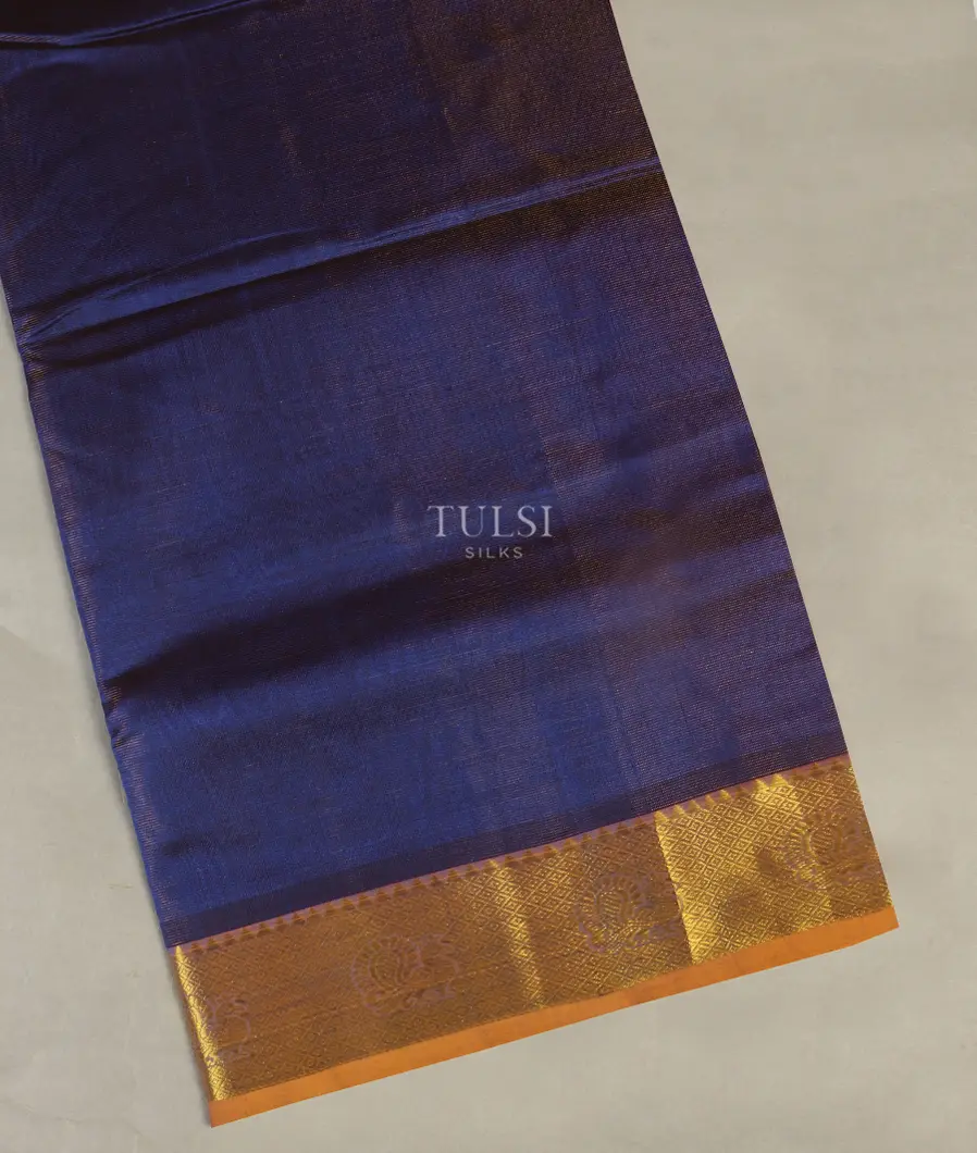 Blue Silk Cotton Saree T507896-image
