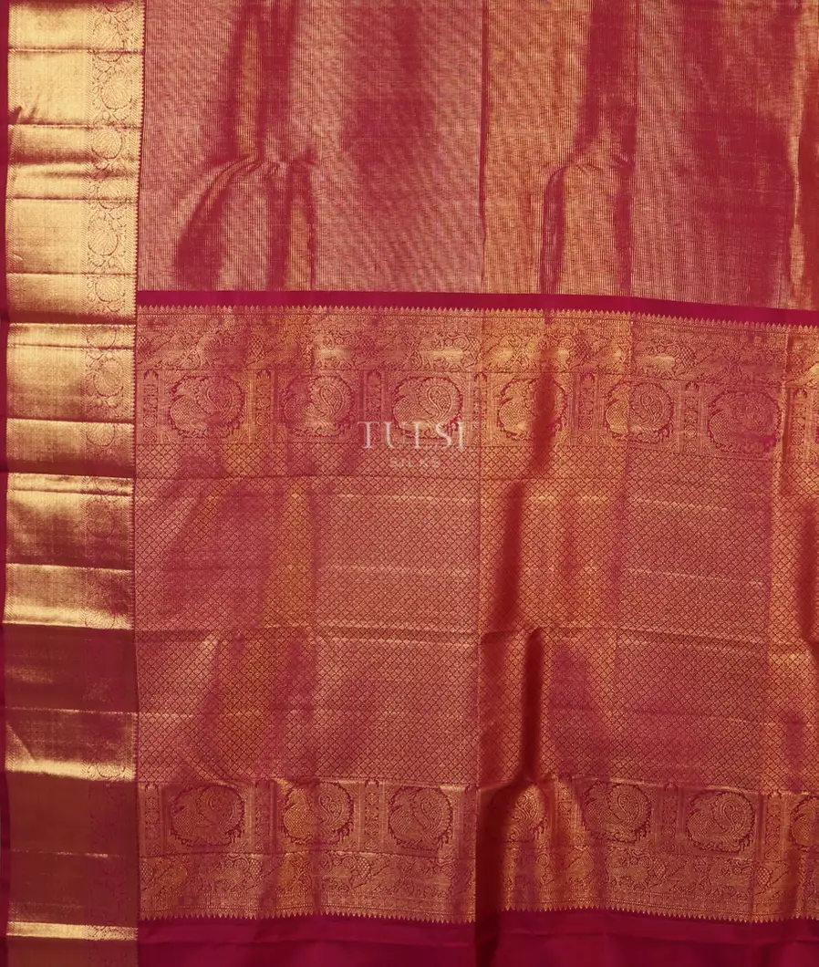 Purple Kanjivaram Silk Saree T4815684
