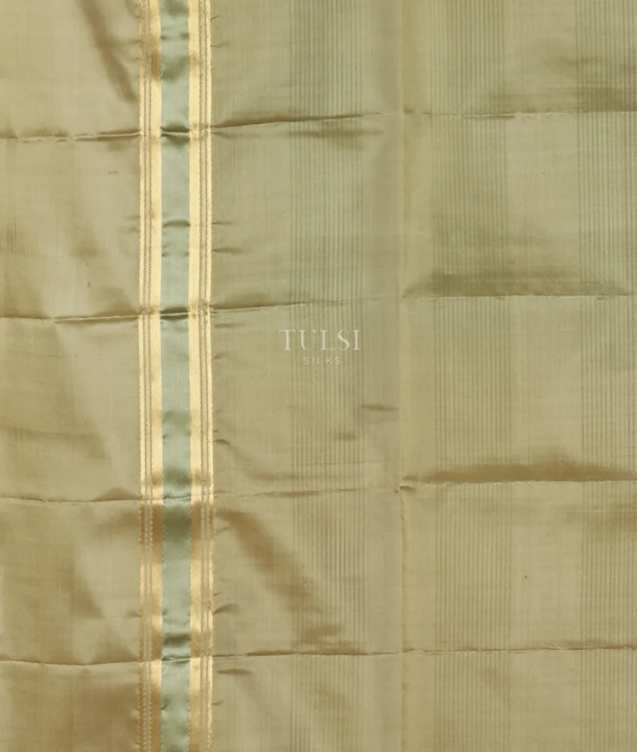 Bluish Green Soft Silk Saree T4987893