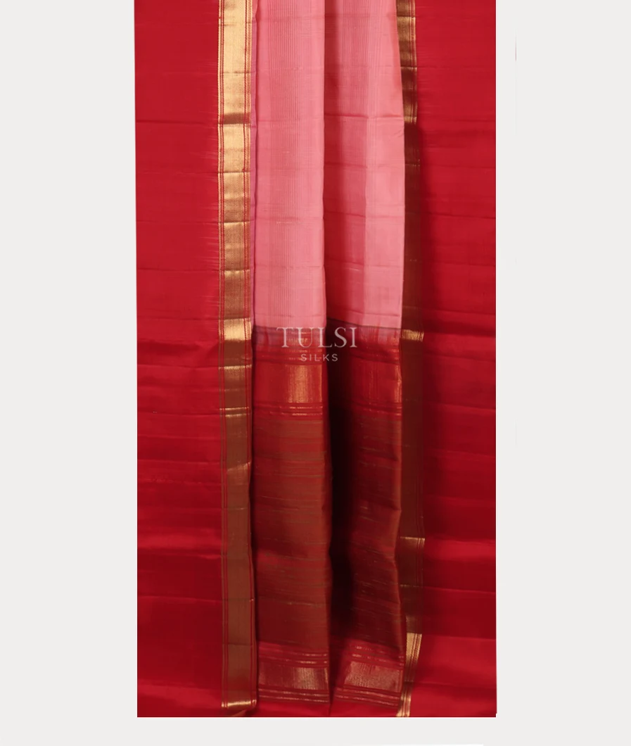 Pink Soft Silk Saree T5028372