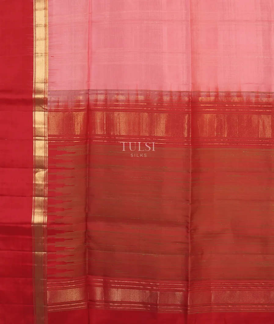 Pink Soft Silk Saree T5028374