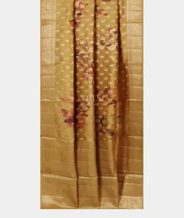 Yellow Chaniya Silk Saree T5105312