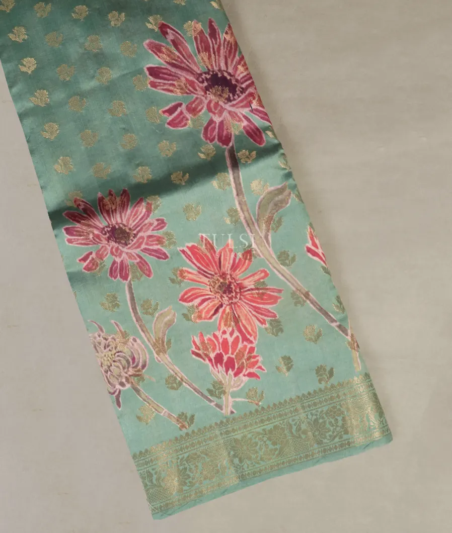 Blue Chaniya Silk Saree T510517-image