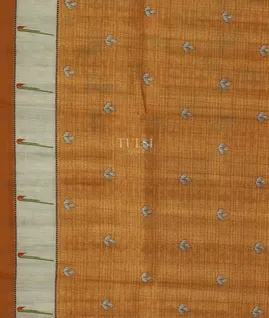 Brown Art Silk Saree T4682793