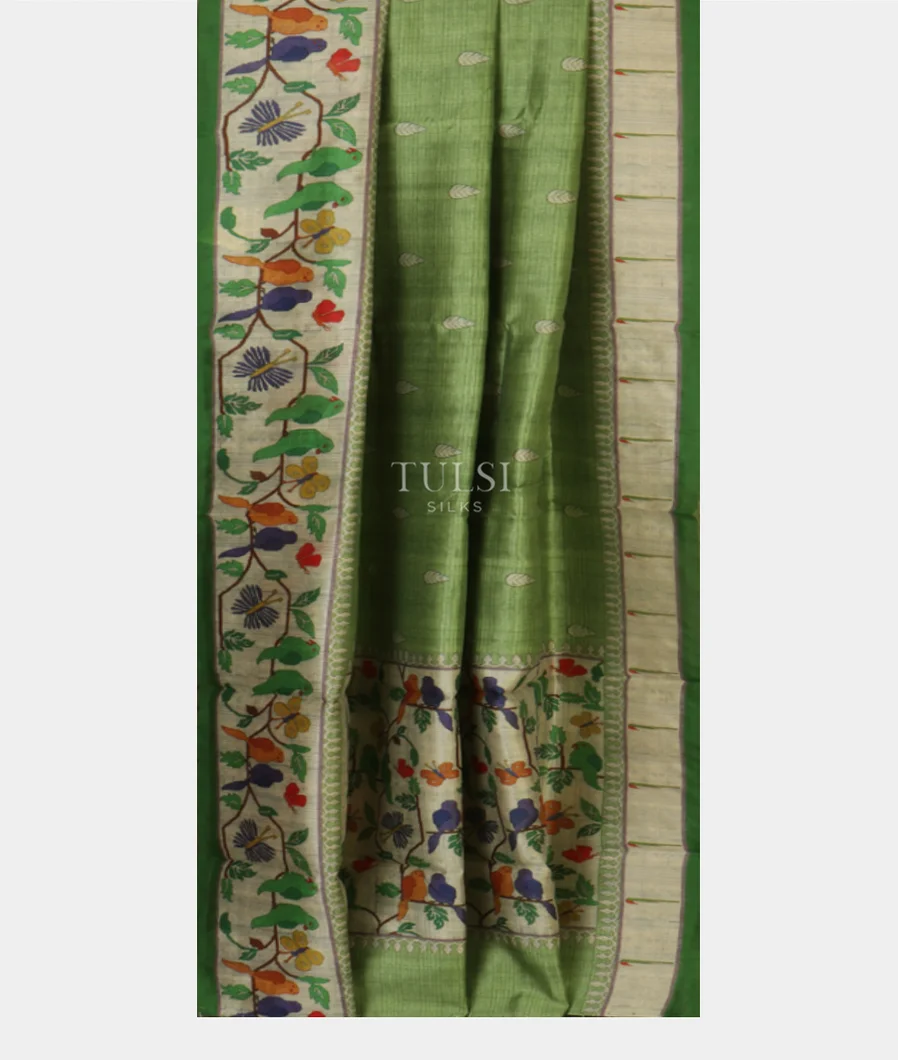 Green Art Silk Saree T4682692