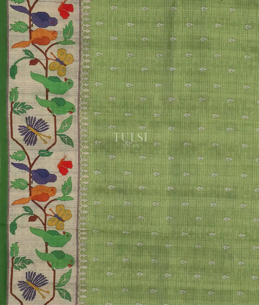 Green Art Silk Saree T4682693