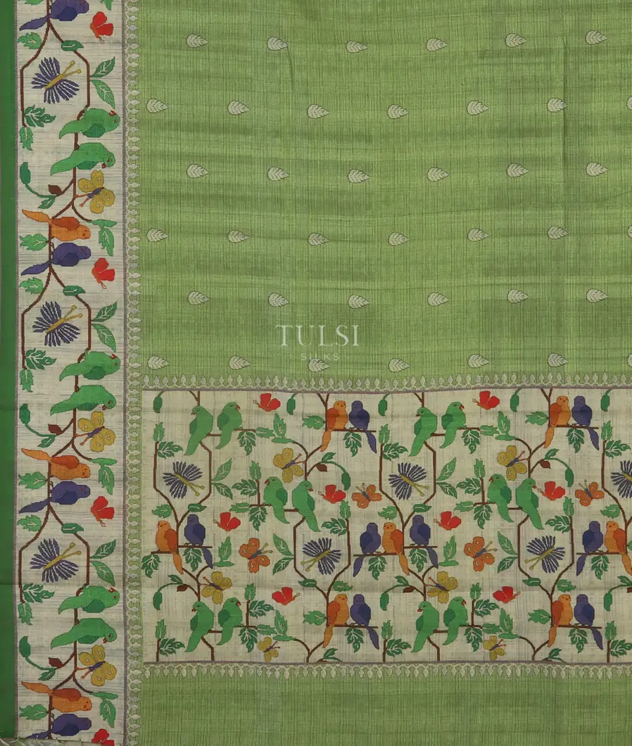 Green Art Silk Saree T4682694