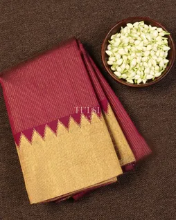 Purple Kanjivaram Silk Saree T5004221