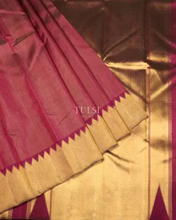 Purple Kanjivaram Silk Saree T5004222