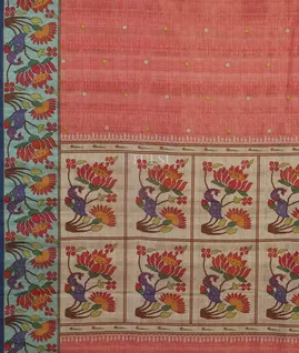 Pink Art Silk Saree T4526304