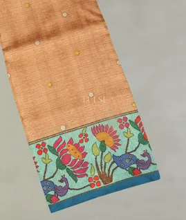 Beige Art Silk Saree T4526341