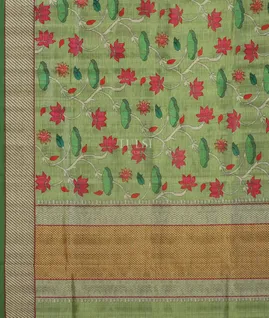 Green Art Silk Saree T4682554