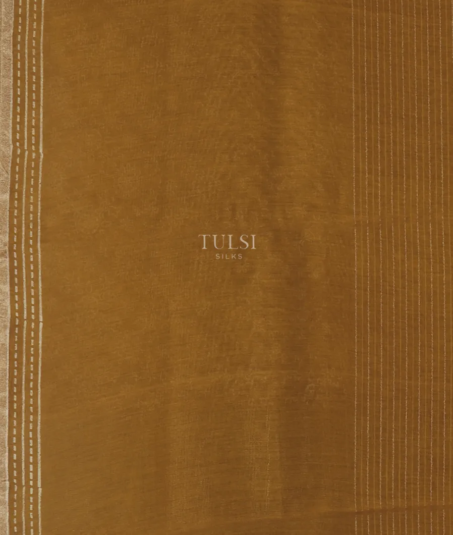 Yellow Soft Printed Cotton Saree T5122083